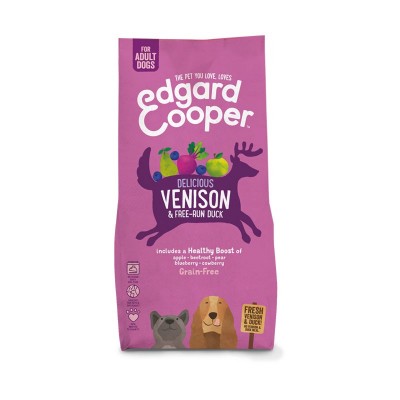 Edgard & Cooper Adult Grain Free Anatra e Cervo con Mela e Barbabietola