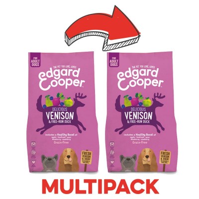 Edgard & Cooper Adult Grain Free Anatra e Cervo con Mela e Barbabietola