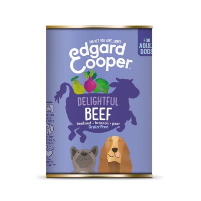 Edgard & Cooper Manzo con Barbabietola, Broccoli e Pera per Cani 400gr
