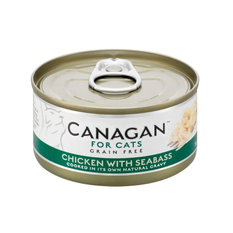 Canagan Pollo con Spigola Umido per Gatti 75gr