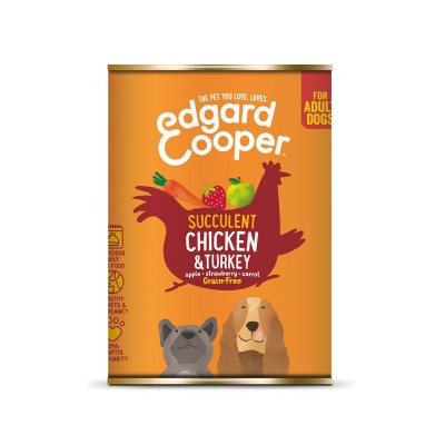 Edgard & Cooper Adult Pollo e Tacchino con Pomodori e Mirtilli