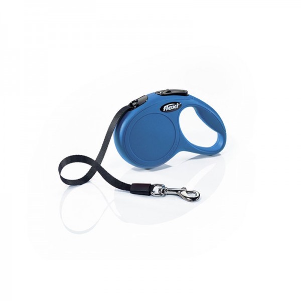 Guinzaglio Flexi New Classic Fettuccia Blu 3M Guinzaglio Flexi New Classic Fettuccia Blu 3M