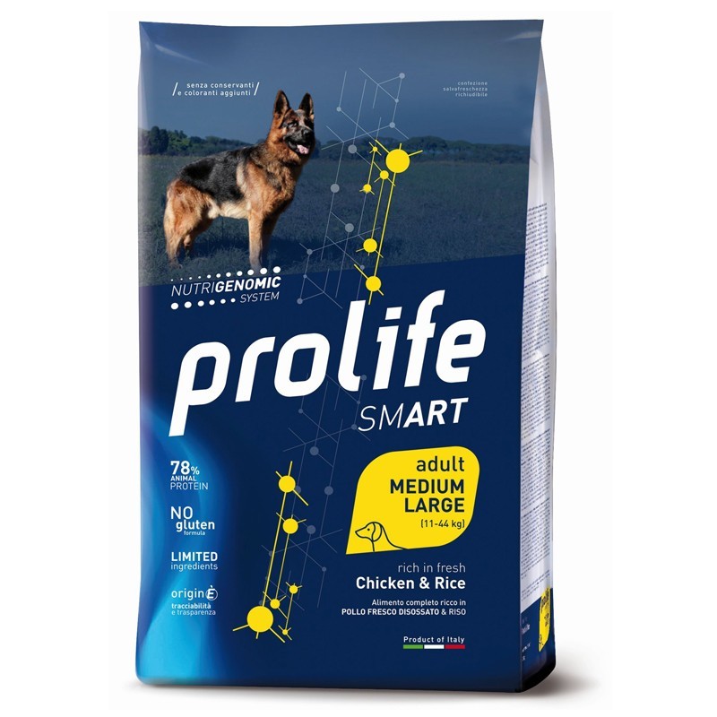 Image of Prolife Smart Adult Medium/Large Pollo e Riso per Cani
