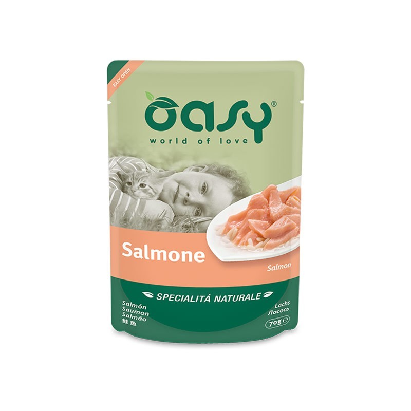 Oasy Cat Natural Adult Salmone