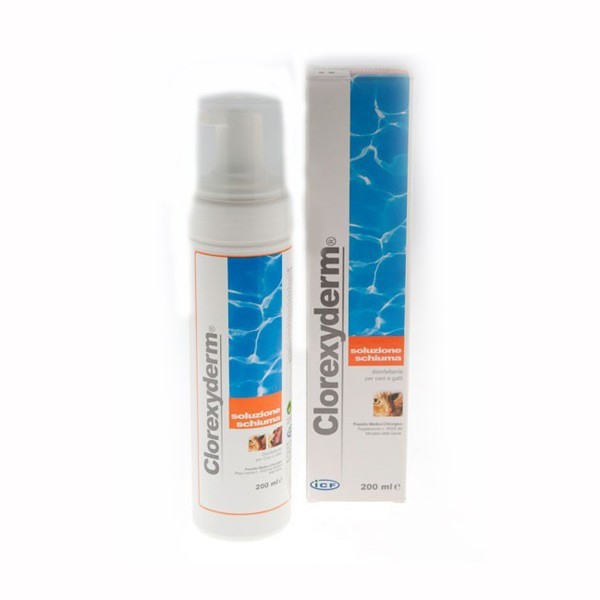 ICF Clorexyderm Soluzione in Schiuma per Cane e Gatto