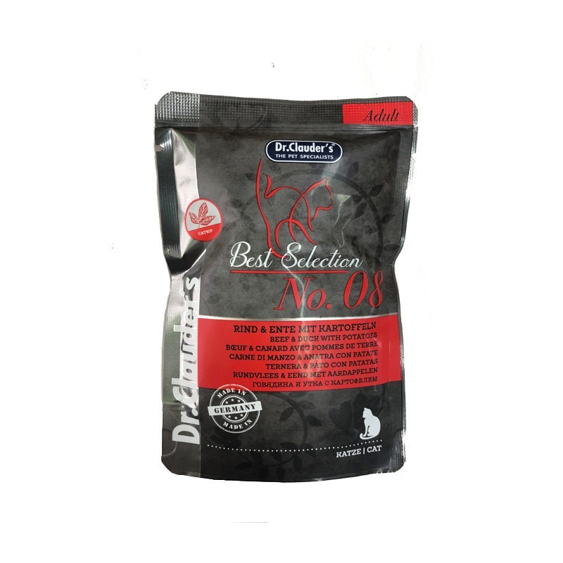 Dr Clauder's Cat Adult Umido Manzo e Anatra con Patate