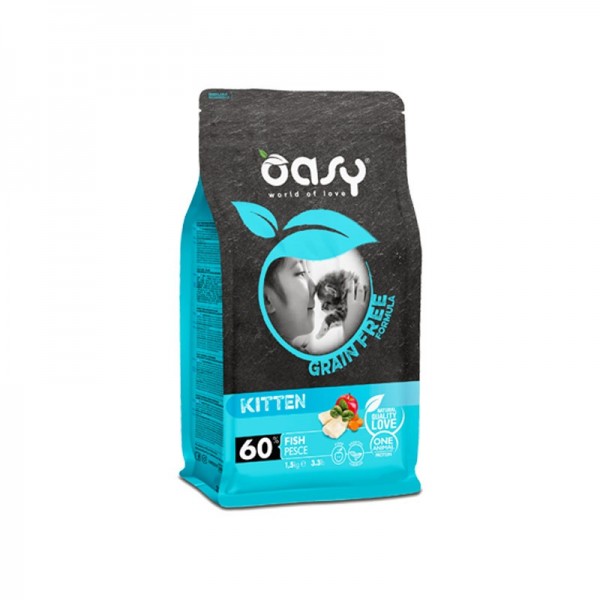 Oasy Gatto Grain Free Kitten al Pesce