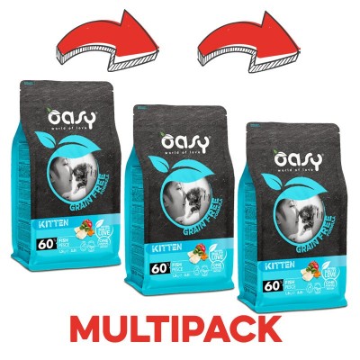 Oasy Gatto Grain Free Kitten al Pesce