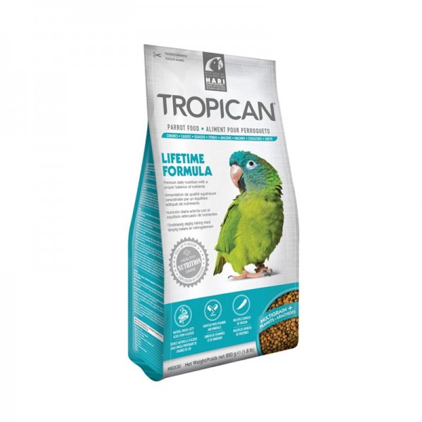 Hari Tropican Lifetime Formula 4mm per Pappagalli