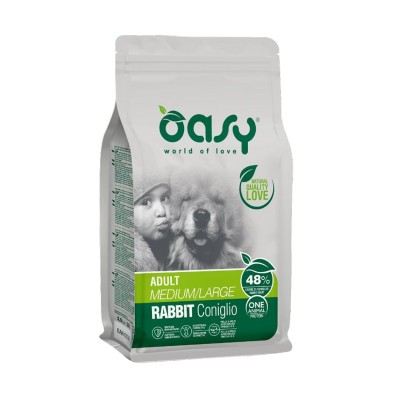 Oasy One Animal Protein al Coniglio Medium/Large per Cani