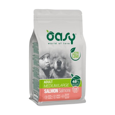 Oasy One Animal Protein Adult Medium/Large Salmone per Cani