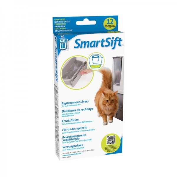 Catit Foderine Cassetta Inferiore Lettiera Smartsift per Gatti