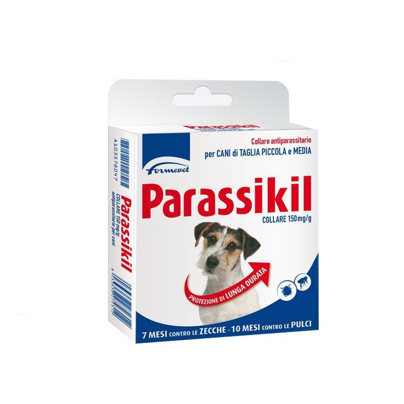 Formevet Parassikill Collare Antiparassitario per Cani di Taglia Piccola e Media