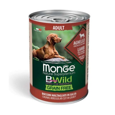 Monge Dog BWild Grain Free Adult Agnello con Zucca e Zucchine