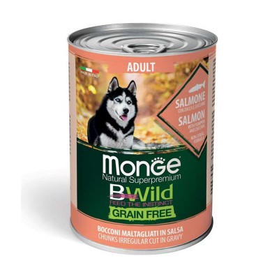 Monge Dog BWild Grain Free Adult Salmone con Zucca e Zucchine