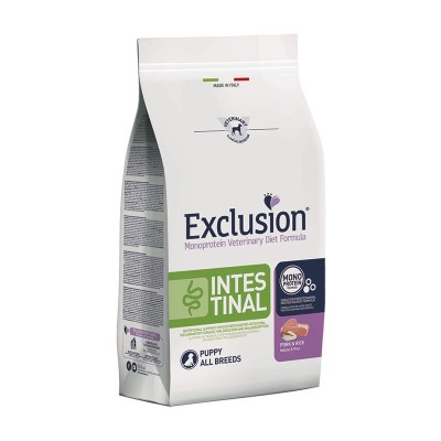 Exclusion Vet Diet Intestinal All Breeds Puppy Maiale e Riso
