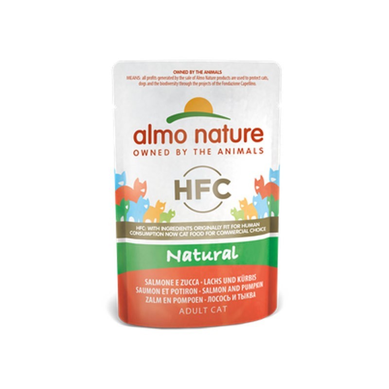 Almo Nature Cat HFC Natural Salmone e Zucca