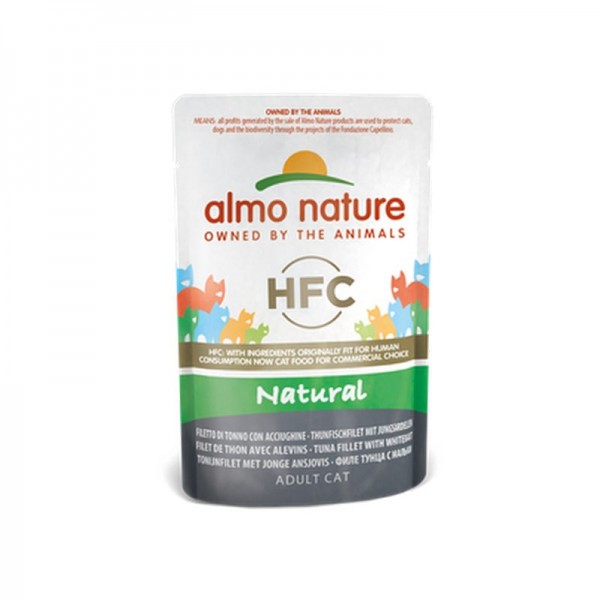 Almo Nature Cat HFC Natural Filetto di Tonno con Acciughine