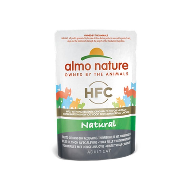 Almo Nature Cat HFC Natural Filetto di Tonno con Acciughine