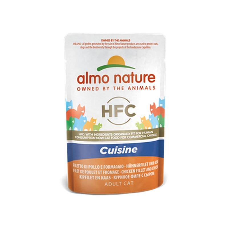 Almo Nature Cat HFC Cuisine Filetto di Pollo e Formaggio