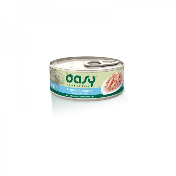 Oasy Natural Tonno e Vongole Umido per Gatti