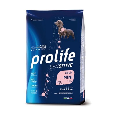 Prolife Dog Adult Sensitive Mini Maiale e Riso