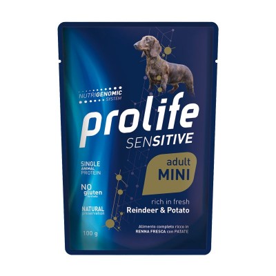 Prolife Dog Sensitive Adult Mini Renna e Patata