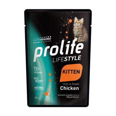 Prolife Life Style Kitten con Pollo Umido