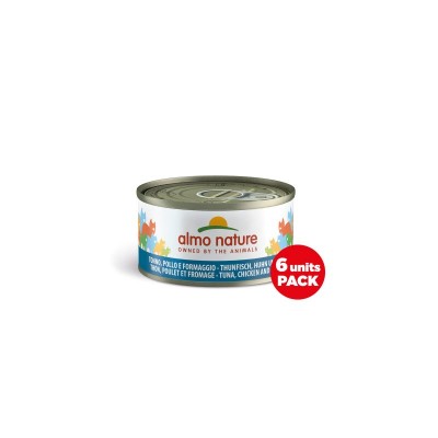 Almo Nature HFC al Tonno, Pollo e Formaggio per Gatti 70gr