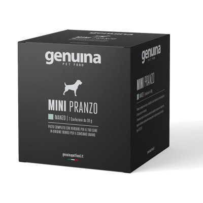Genuina Natural Pet Food Box Mini Pranzo Manzo