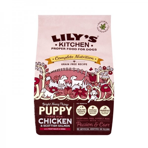 Lily's Kitchen Puppy Recipe con Pollo, Salmone e Piselli