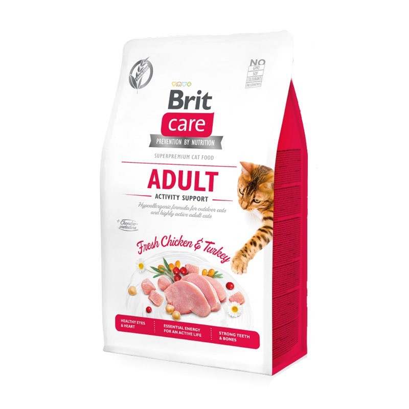 Brit Care Adult Pollo Fresco e Tacchino Grain Free per Gatti