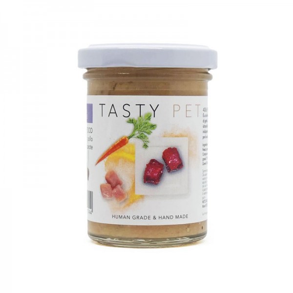 Tasty Pet Pollo e Maiale Omogeneizzato Umido per Gatti