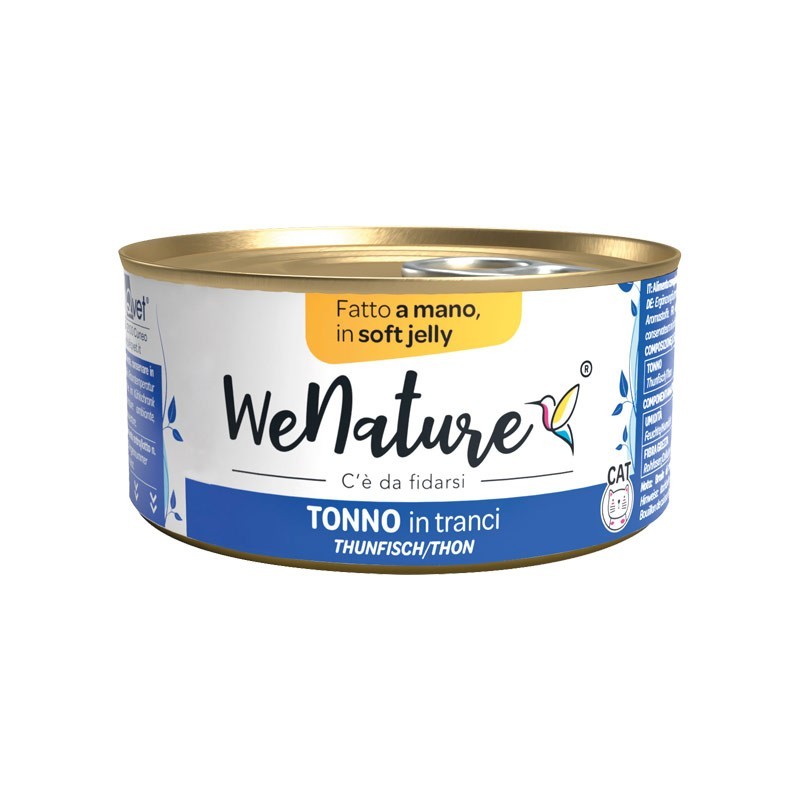 We Nature Tonno in Tranci Soft Jelly Umido per Gatti