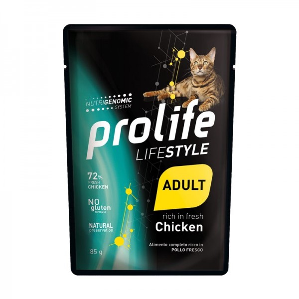 Prolife Life Style Adult Pollo Umido per Gatti