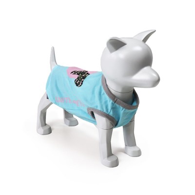 United Pets T-Dog Azzurro Maglietta per Cani