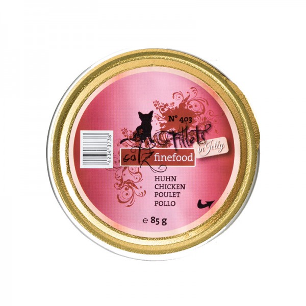 Pets Nature Pollo in Jelly Catz Finefood Fillets N°403 Umido per Gatti