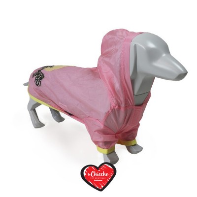 United Pets Easy Rain Light Rosa Impermeabile Leggero per Cani