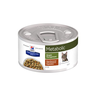 Hill's Metabolic Spezzatino con Pollo e Verdure Prescription Diet Feline