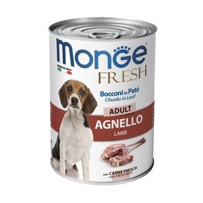 Monge Fresh Adult Agnello Umido per Cani