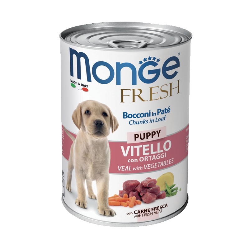 Monge Fresh Puppy Vitello con Ortaggi Umido per Cuccioli