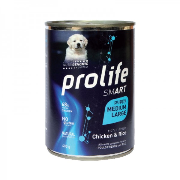 Prolife Smart Puppy Pollo e Riso Medium/Large Umido per Cuccioli