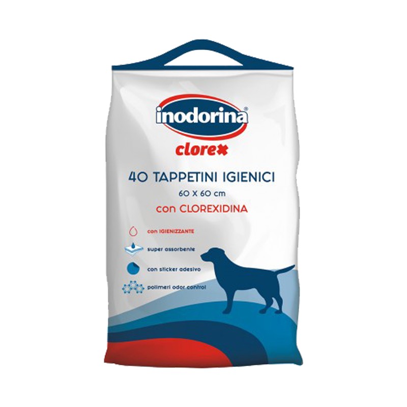 Inodorina Tappetini Igienici con Clorexidina 40pz