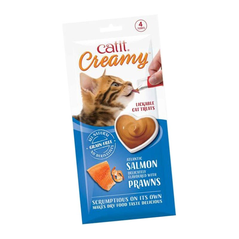 Catit Creamy Salmone Snack per Gatti
