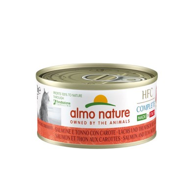 Almo Nature Cat HFC Complete Made in Italy Salmone, Tonno, Carota