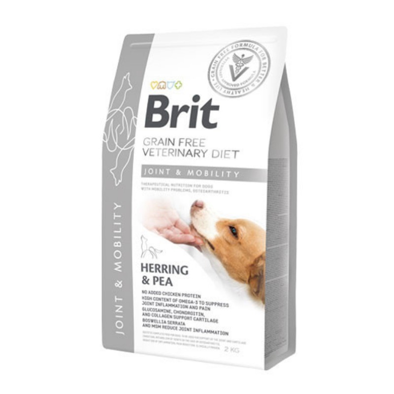 Image of Brit Veterinary Diet Joint & Mobility Aringa e Piselli per Cani