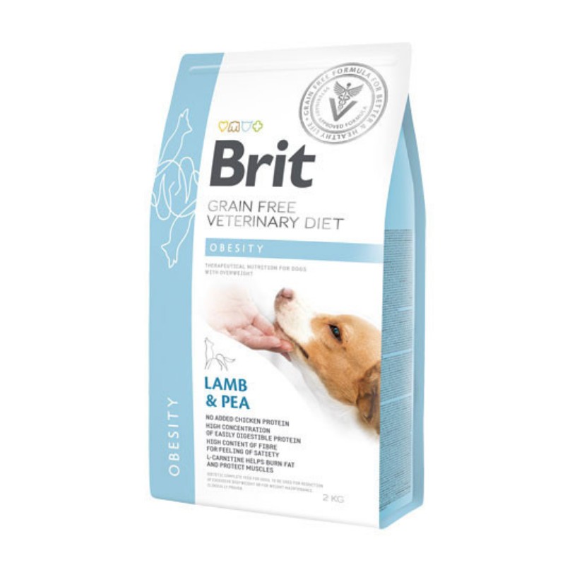 Image of Brit Veterinary Diet Obesity Agnello e Piselli per Cani