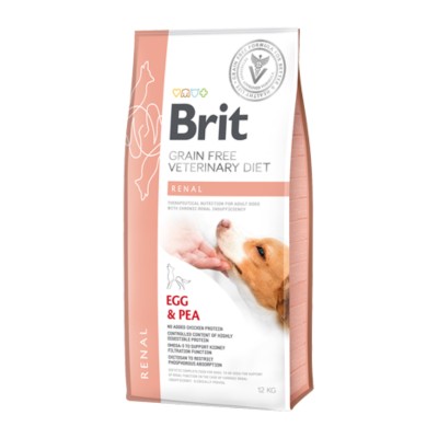 Brit Veterinary Diet Renal Uova e Piselli per Cani