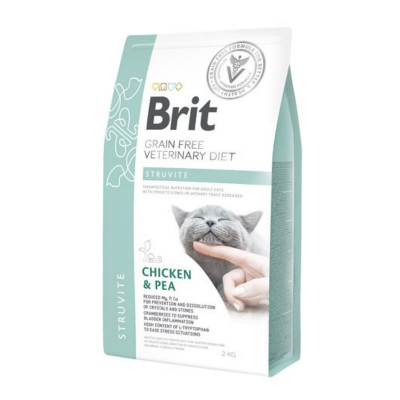 Brit Veterinary Diet Struvite Pollo e Piselli per Gatti