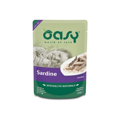 Oasy Sardine Umido per Gatti